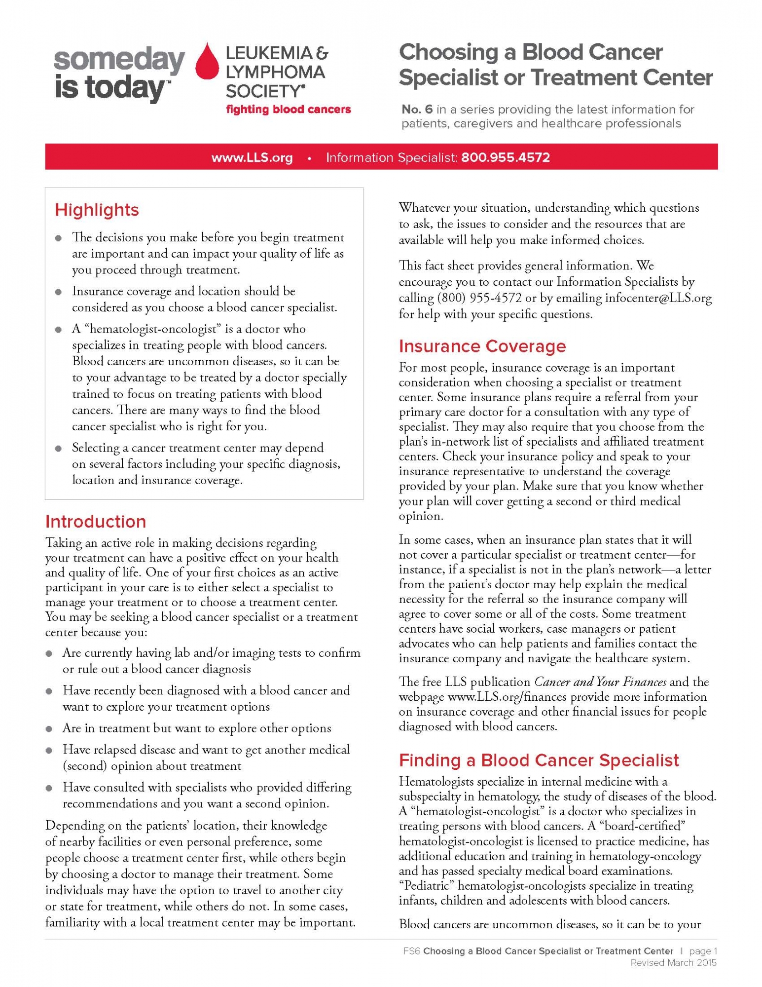 Blood Cancer Pdf
